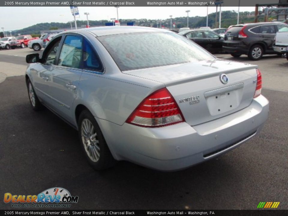 2005 Mercury Montego Premier AWD Silver Frost Metallic / Charcoal Black Photo #7