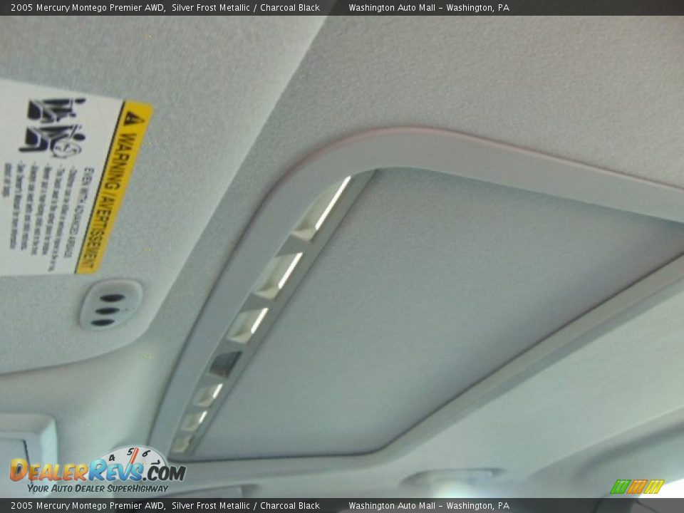 2005 Mercury Montego Premier AWD Silver Frost Metallic / Charcoal Black Photo #10