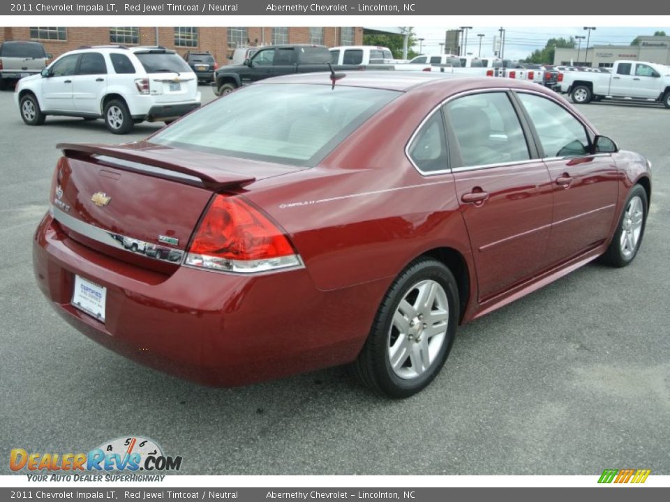 2011 Chevrolet Impala LT Red Jewel Tintcoat / Neutral Photo #5