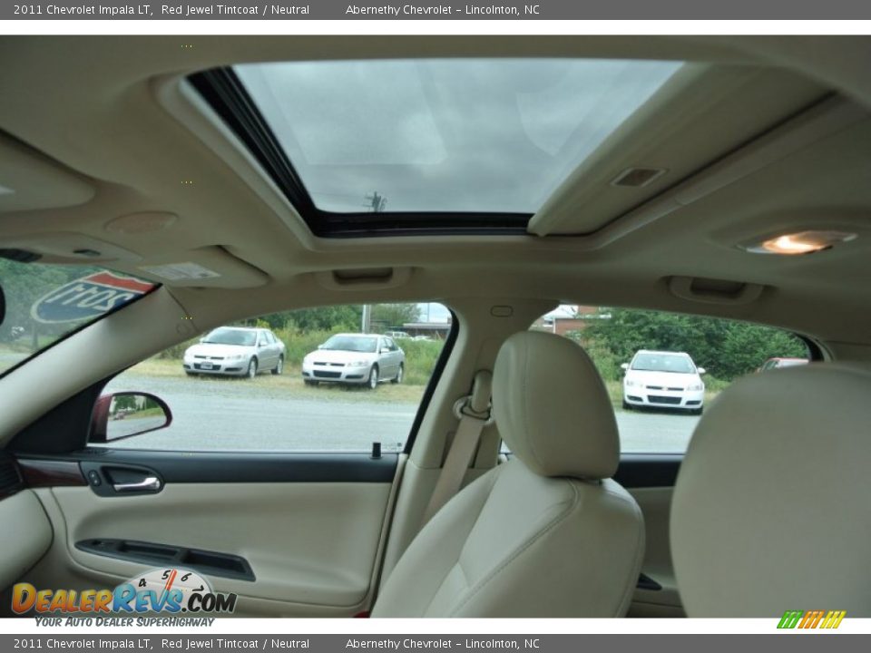 2011 Chevrolet Impala LT Red Jewel Tintcoat / Neutral Photo #10