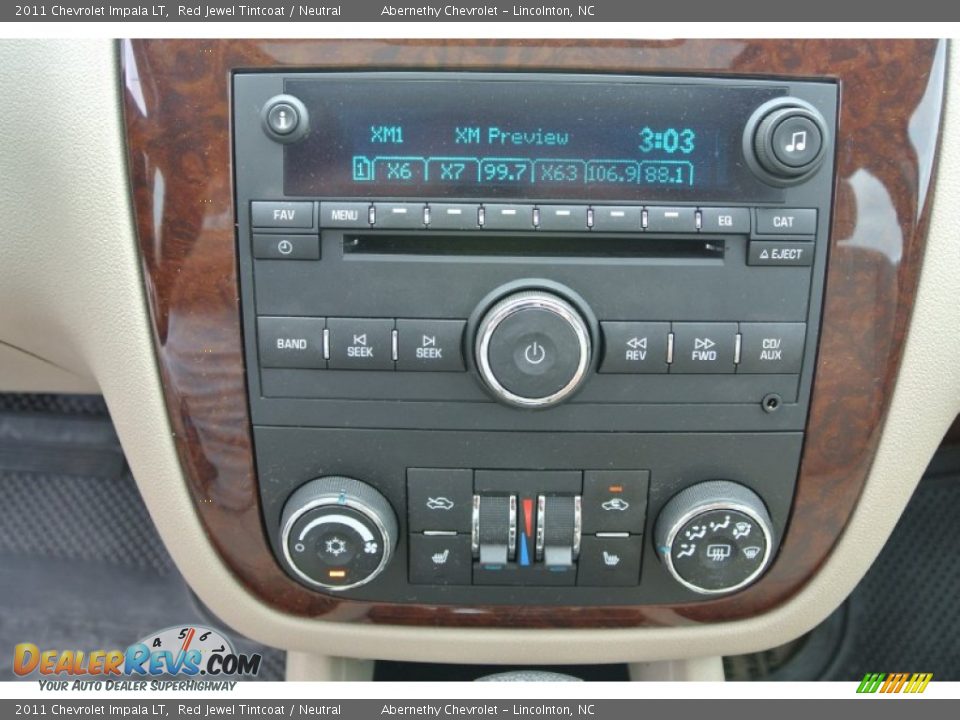 2011 Chevrolet Impala LT Red Jewel Tintcoat / Neutral Photo #12