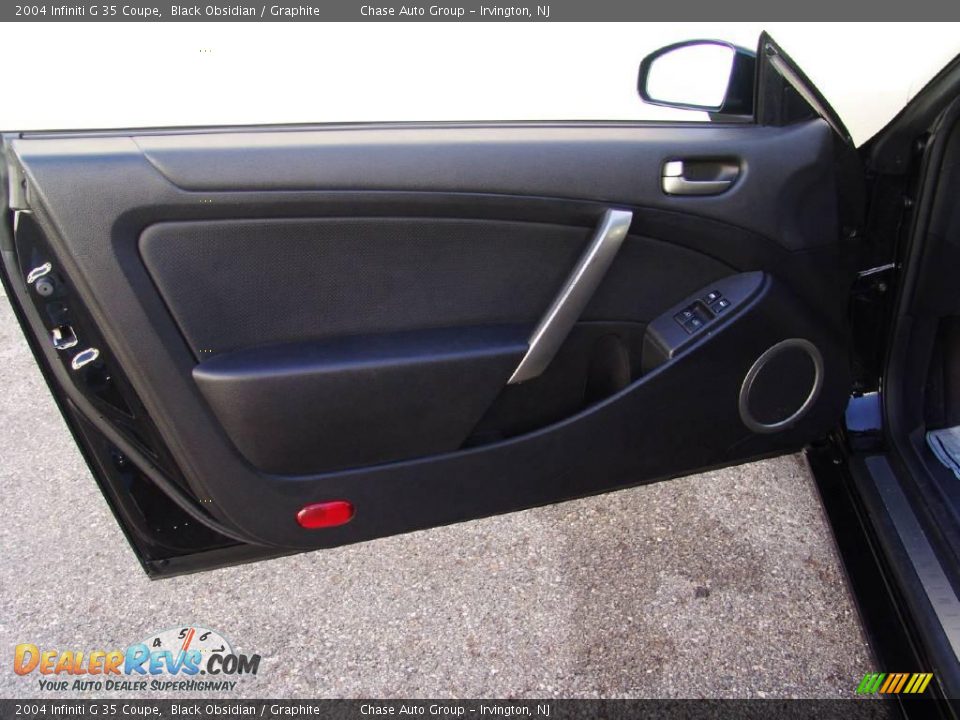 2004 Infiniti G 35 Coupe Black Obsidian / Graphite Photo #32