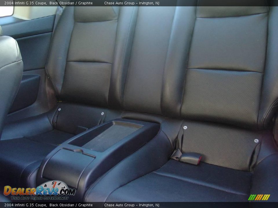 2004 Infiniti G 35 Coupe Black Obsidian / Graphite Photo #33