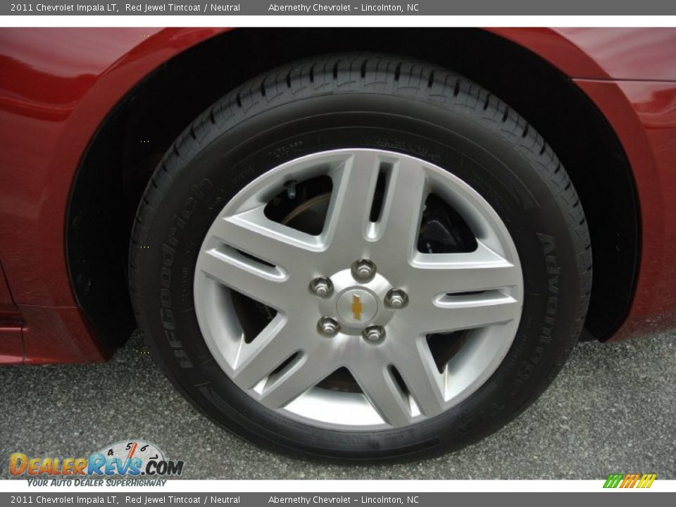 2011 Chevrolet Impala LT Red Jewel Tintcoat / Neutral Photo #24