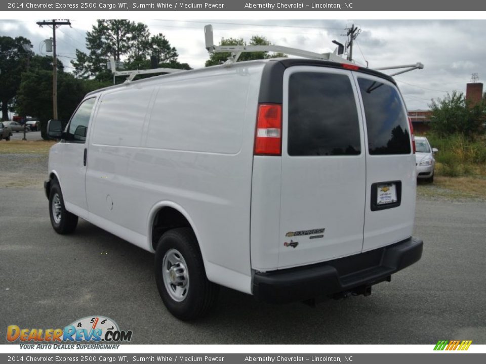 2014 Chevrolet Express 2500 Cargo WT Summit White / Medium Pewter Photo #4