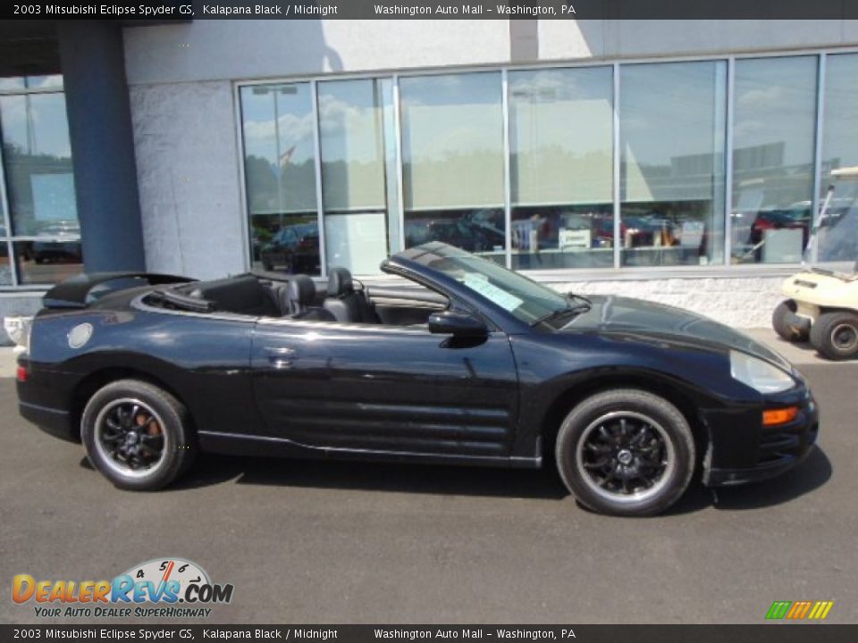 2003 Mitsubishi Eclipse Spyder GS Kalapana Black / Midnight Photo #3