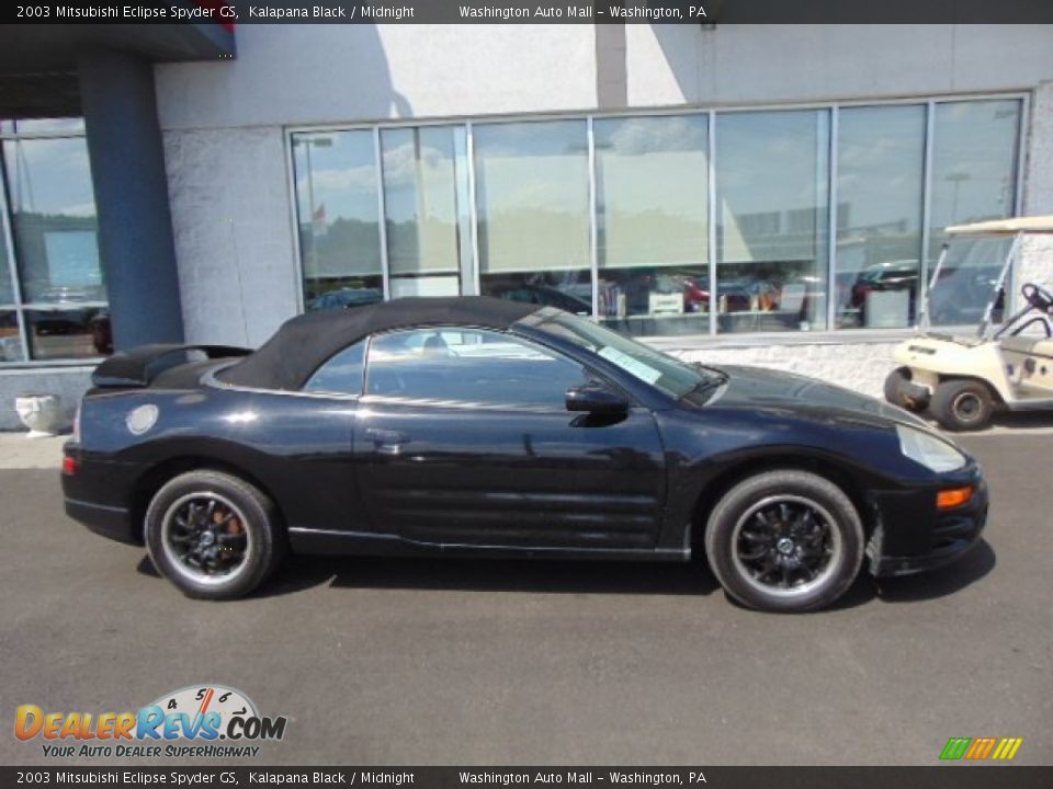2003 Mitsubishi Eclipse Spyder GS Kalapana Black / Midnight Photo #4