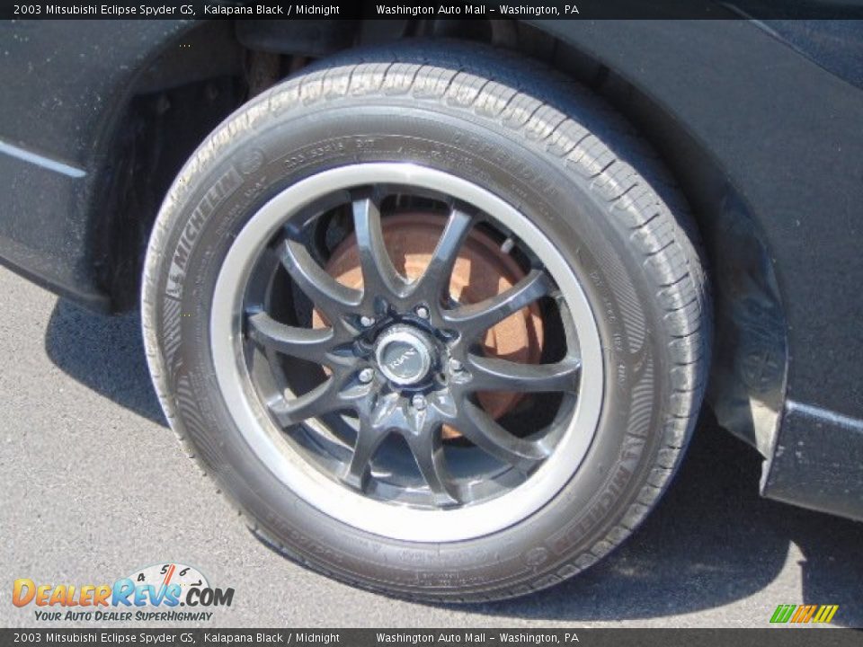 2003 Mitsubishi Eclipse Spyder GS Kalapana Black / Midnight Photo #5