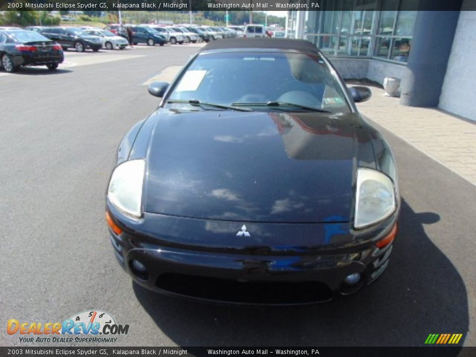2003 Mitsubishi Eclipse Spyder GS Kalapana Black / Midnight Photo #6