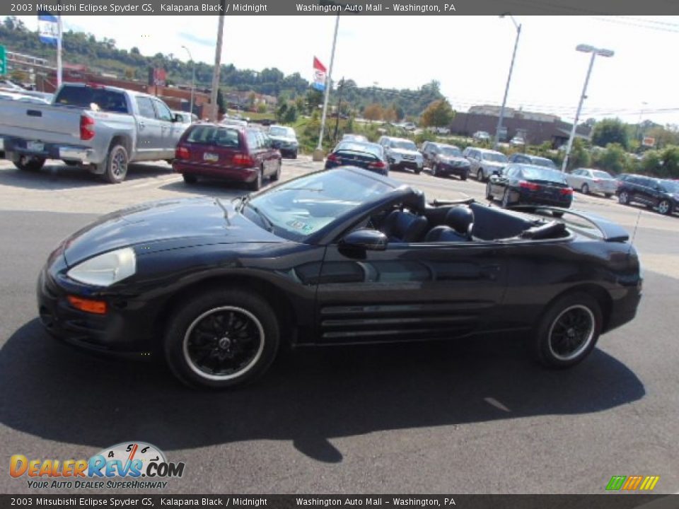 2003 Mitsubishi Eclipse Spyder GS Kalapana Black / Midnight Photo #7
