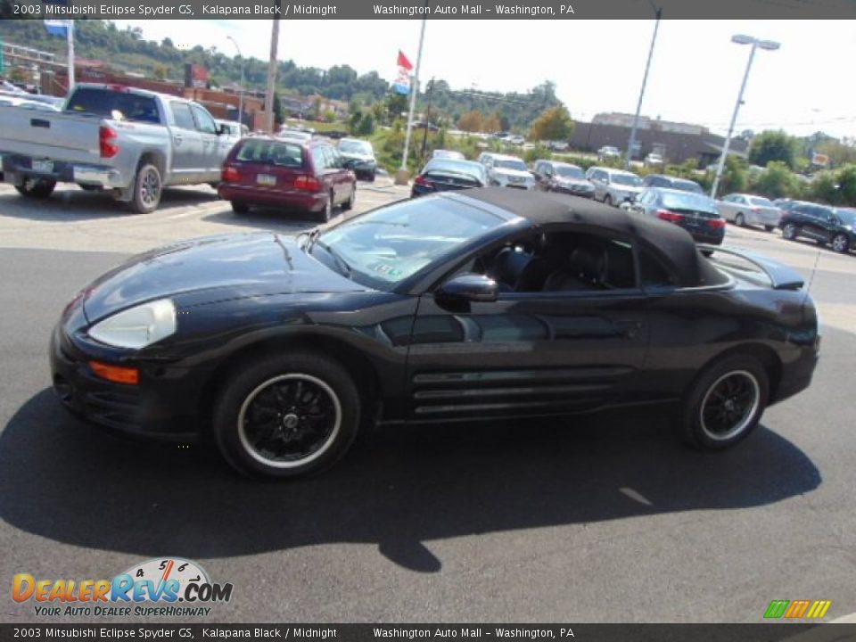 2003 Mitsubishi Eclipse Spyder GS Kalapana Black / Midnight Photo #8