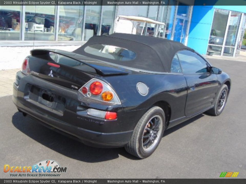 2003 Mitsubishi Eclipse Spyder GS Kalapana Black / Midnight Photo #10