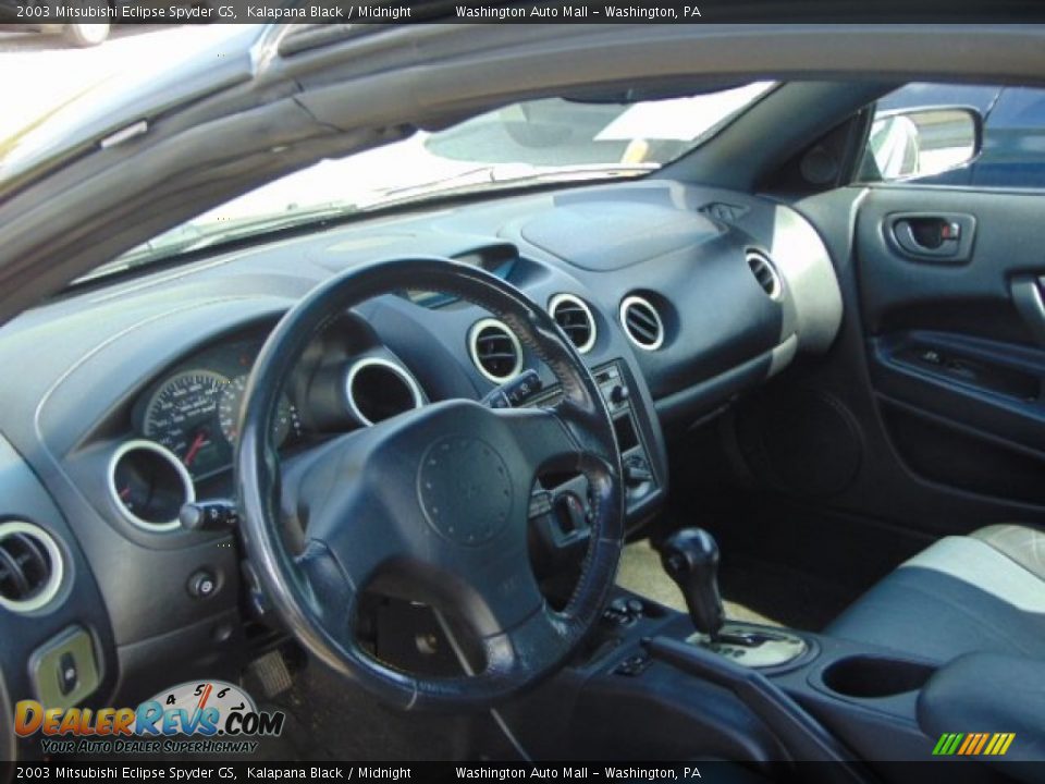 2003 Mitsubishi Eclipse Spyder GS Kalapana Black / Midnight Photo #11