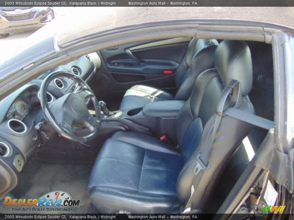 2003 Mitsubishi Eclipse Spyder GS Kalapana Black / Midnight Photo #12