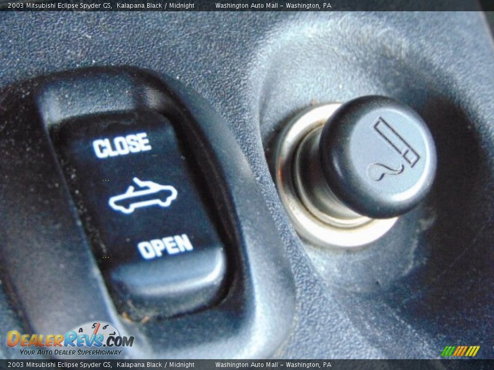 2003 Mitsubishi Eclipse Spyder GS Kalapana Black / Midnight Photo #15