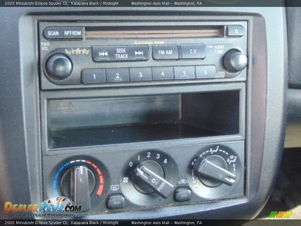 2003 Mitsubishi Eclipse Spyder GS Kalapana Black / Midnight Photo #16