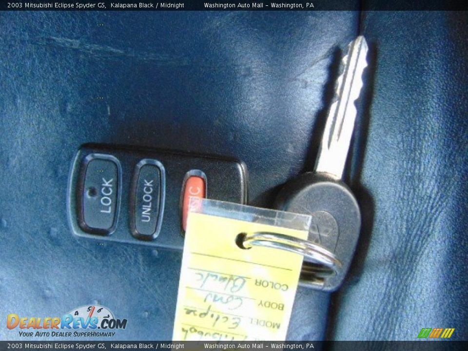 2003 Mitsubishi Eclipse Spyder GS Kalapana Black / Midnight Photo #18