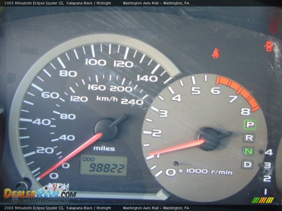 2003 Mitsubishi Eclipse Spyder GS Kalapana Black / Midnight Photo #20