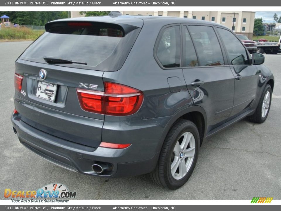 2011 BMW X5 xDrive 35i Platinum Gray Metallic / Black Photo #5