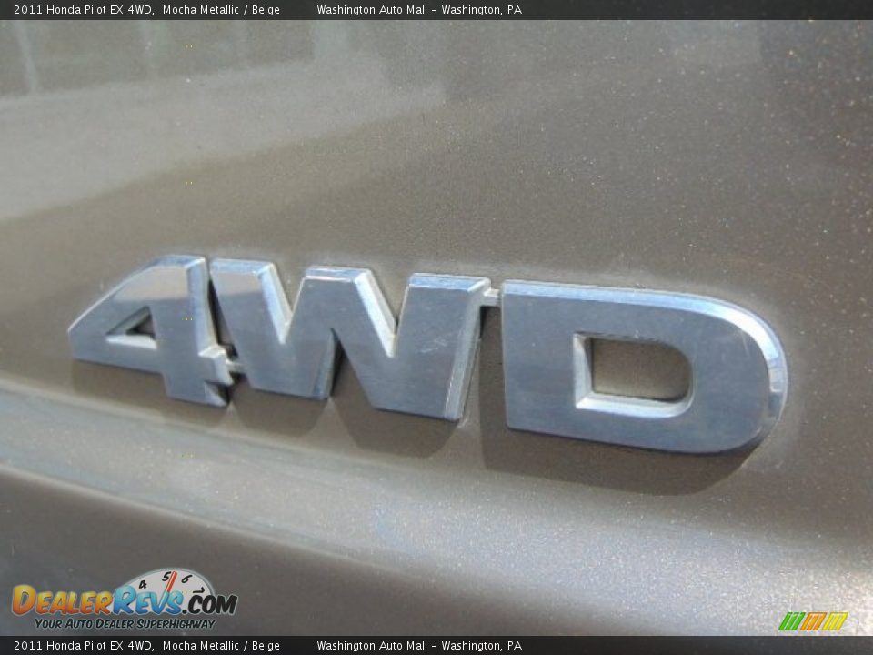 2011 Honda Pilot EX 4WD Mocha Metallic / Beige Photo #8