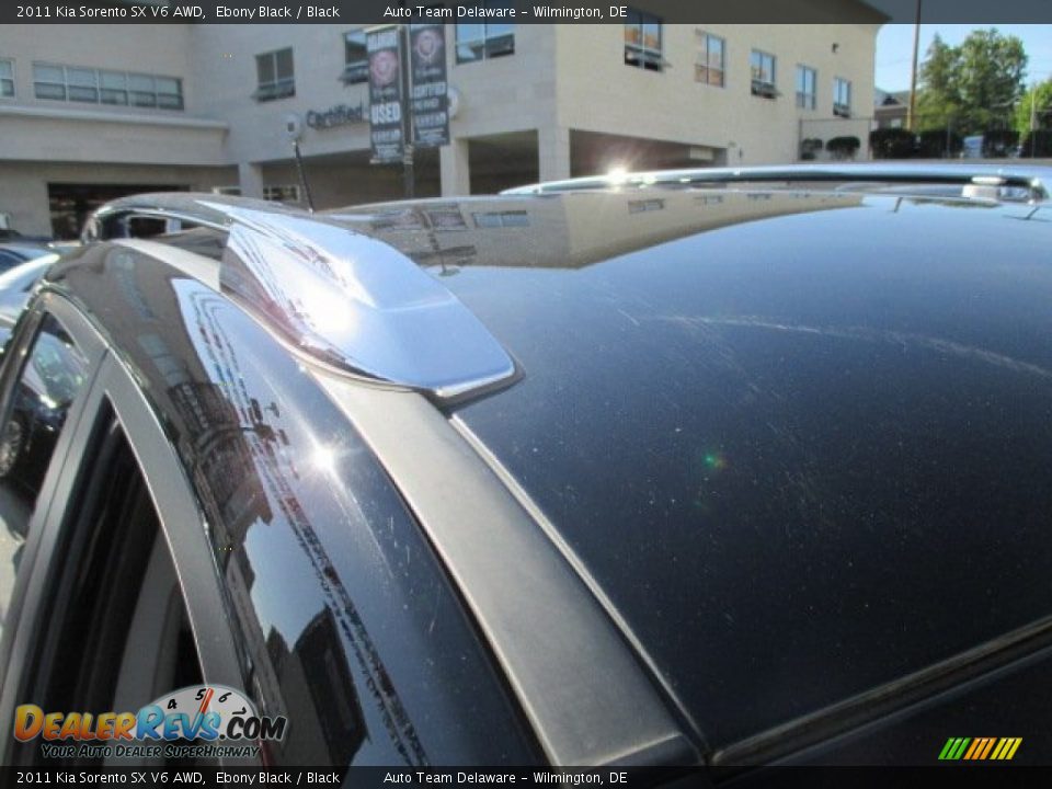 2011 Kia Sorento SX V6 AWD Ebony Black / Black Photo #31