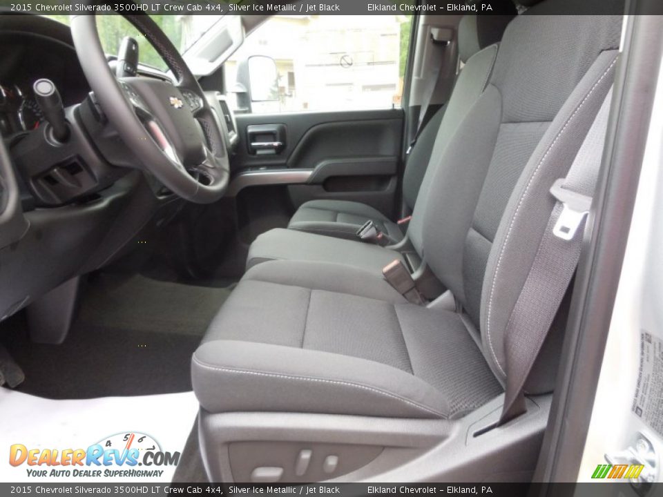 2015 Chevrolet Silverado 3500HD LT Crew Cab 4x4 Silver Ice Metallic / Jet Black Photo #20