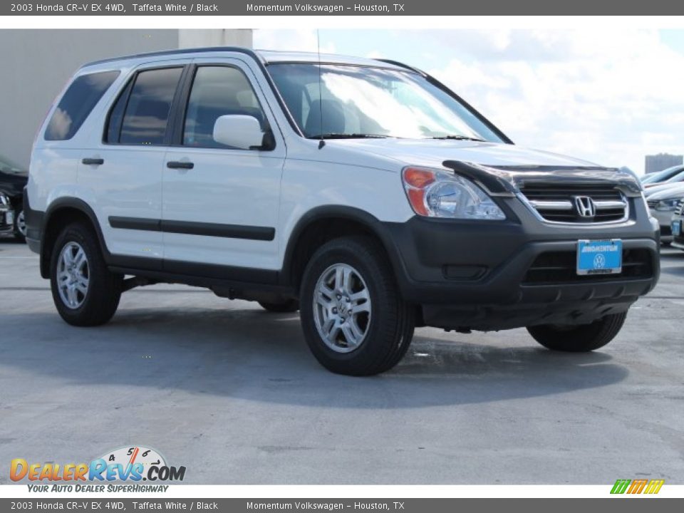 2003 Honda CR-V EX 4WD Taffeta White / Black Photo #1