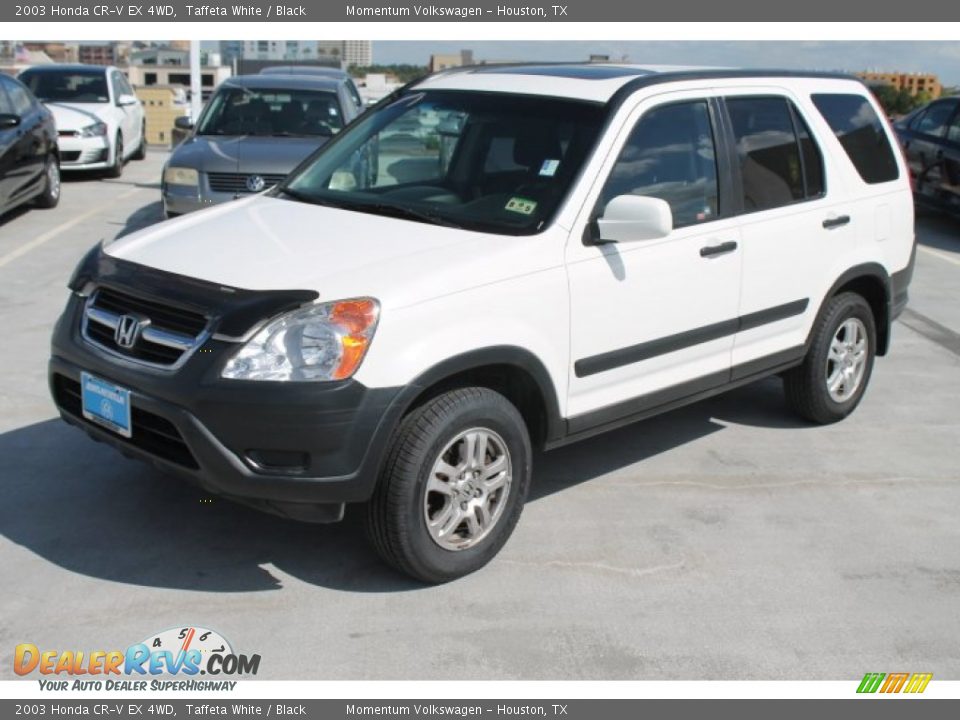 2003 Honda CR-V EX 4WD Taffeta White / Black Photo #3
