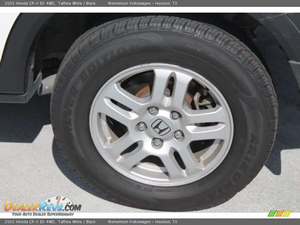 2003 Honda CR-V EX 4WD Taffeta White / Black Photo #6