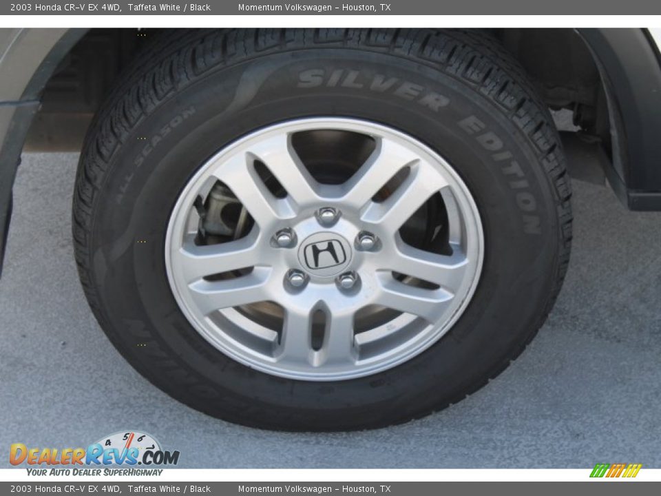 2003 Honda CR-V EX 4WD Taffeta White / Black Photo #10