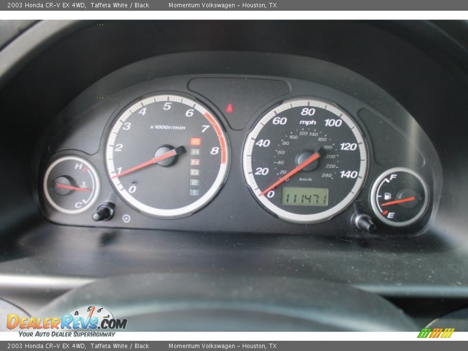 2003 Honda CR-V EX 4WD Taffeta White / Black Photo #26