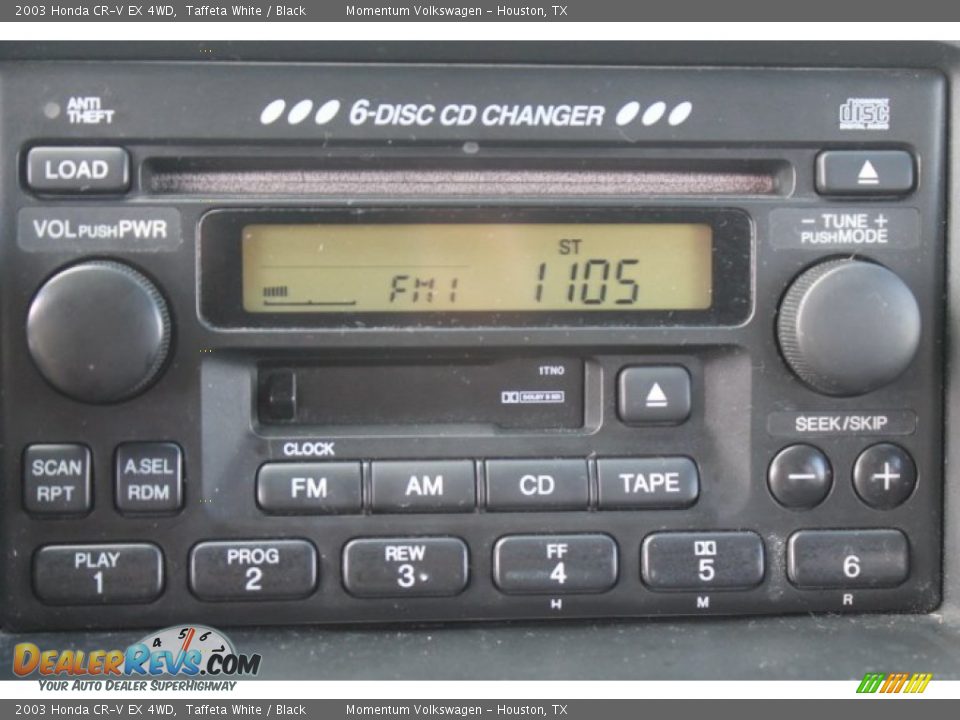 2003 Honda CR-V EX 4WD Taffeta White / Black Photo #33