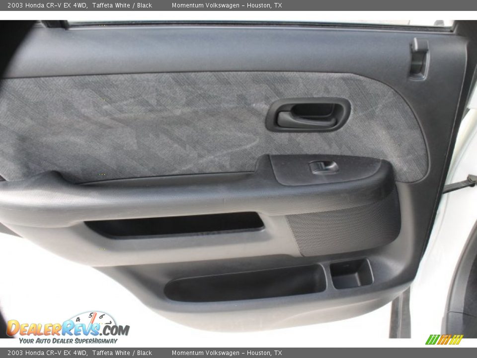 2003 Honda CR-V EX 4WD Taffeta White / Black Photo #34