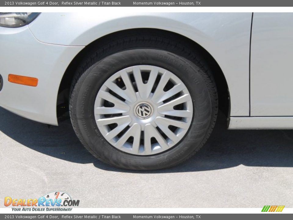 2013 Volkswagen Golf 4 Door Reflex Silver Metallic / Titan Black Photo #4