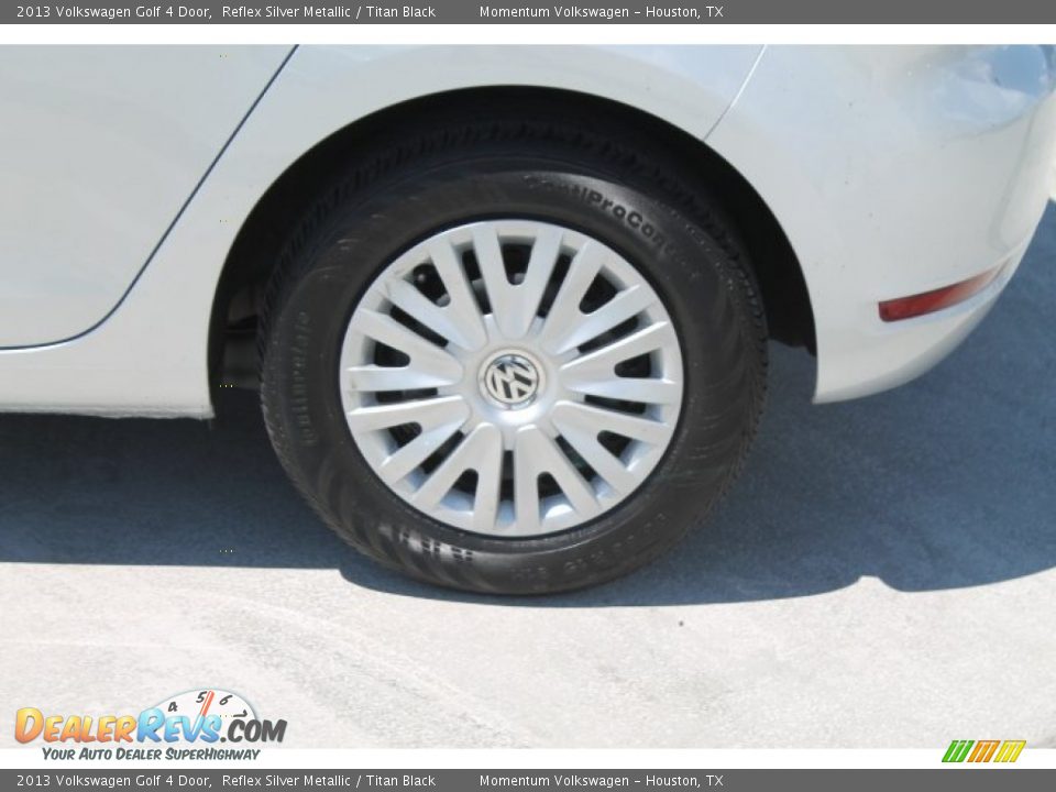 2013 Volkswagen Golf 4 Door Reflex Silver Metallic / Titan Black Photo #6