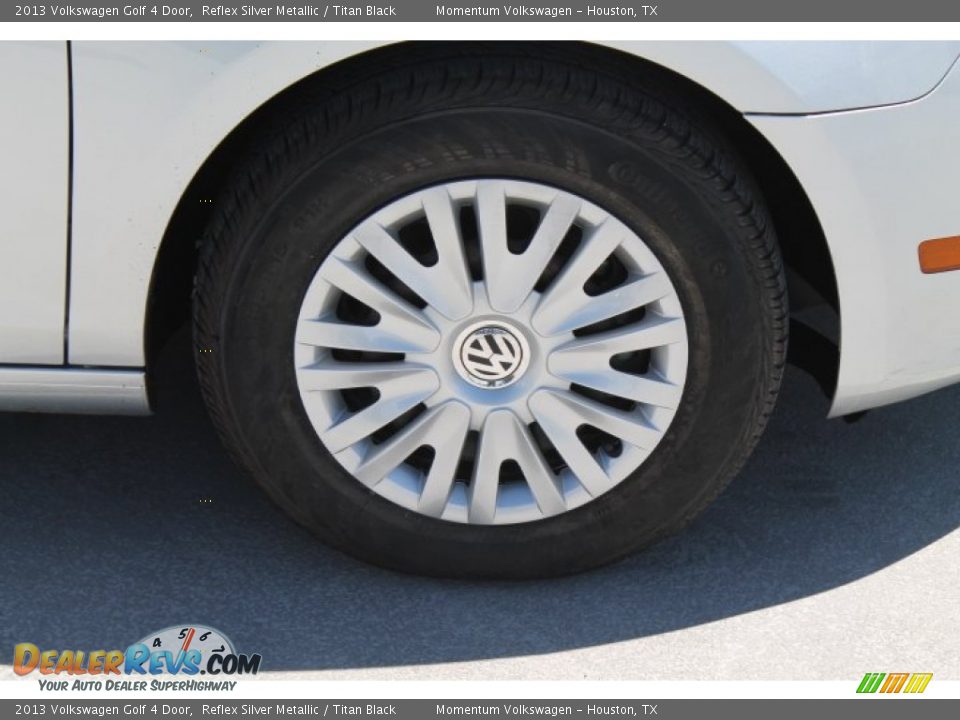 2013 Volkswagen Golf 4 Door Reflex Silver Metallic / Titan Black Photo #12
