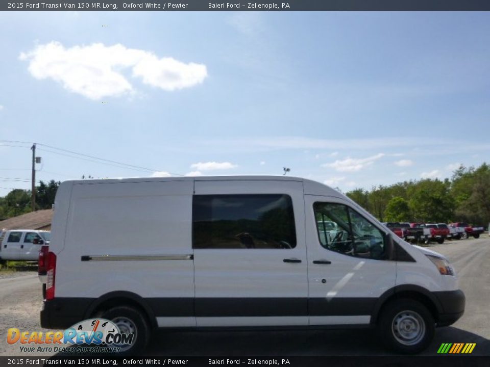 2015 Ford Transit Van 150 MR Long Oxford White / Pewter Photo #1