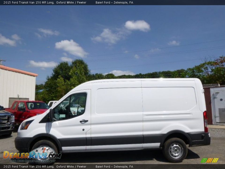 Oxford White 2015 Ford Transit Van 150 MR Long Photo #5