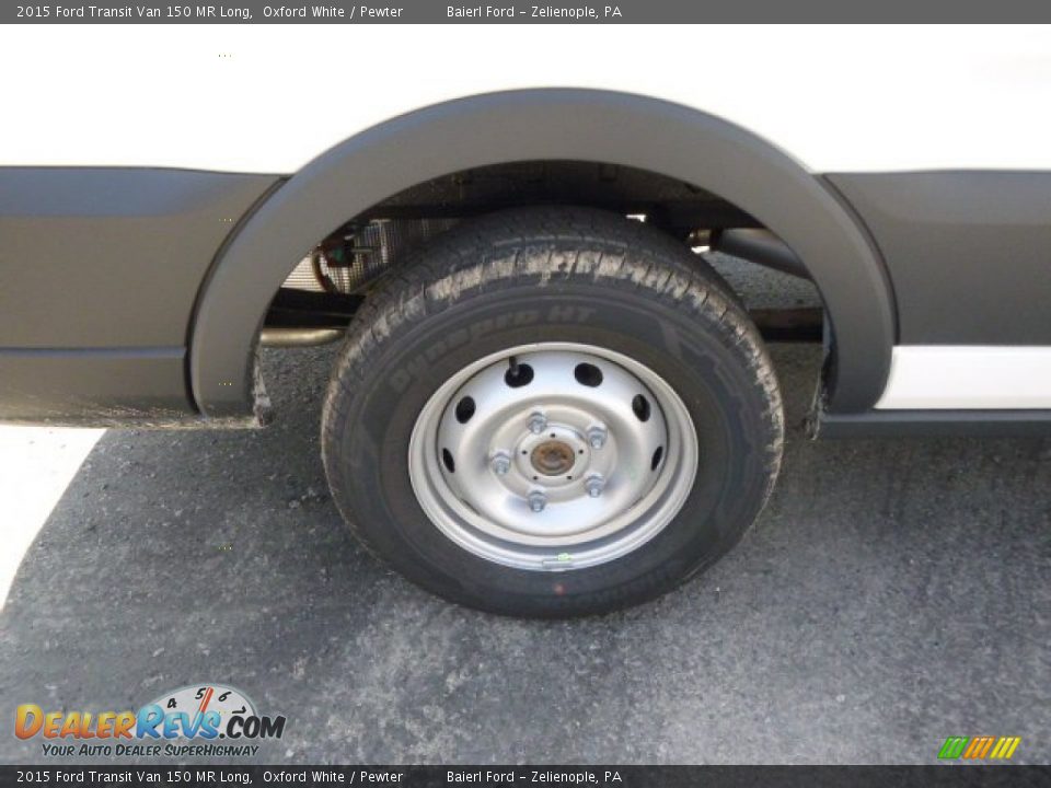 2015 Ford Transit Van 150 MR Long Oxford White / Pewter Photo #9