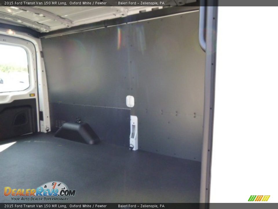 2015 Ford Transit Van 150 MR Long Oxford White / Pewter Photo #11