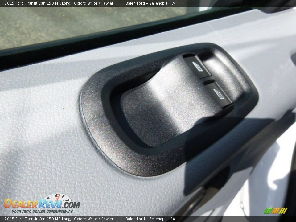 2015 Ford Transit Van 150 MR Long Oxford White / Pewter Photo #16