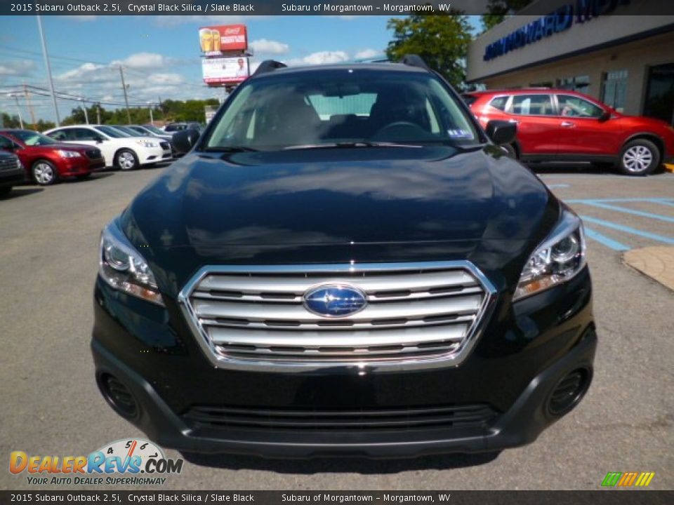2015 Subaru Outback 2.5i Crystal Black Silica / Slate Black Photo #2