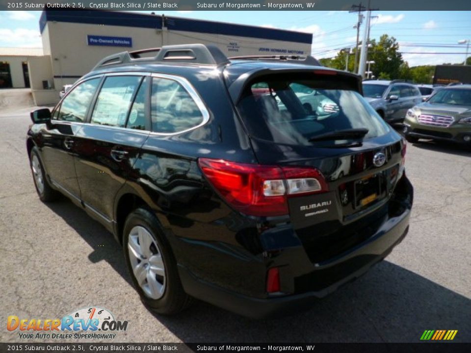 2015 Subaru Outback 2.5i Crystal Black Silica / Slate Black Photo #5