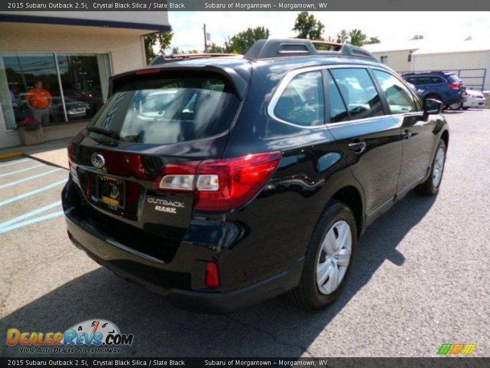 2015 Subaru Outback 2.5i Crystal Black Silica / Slate Black Photo #7