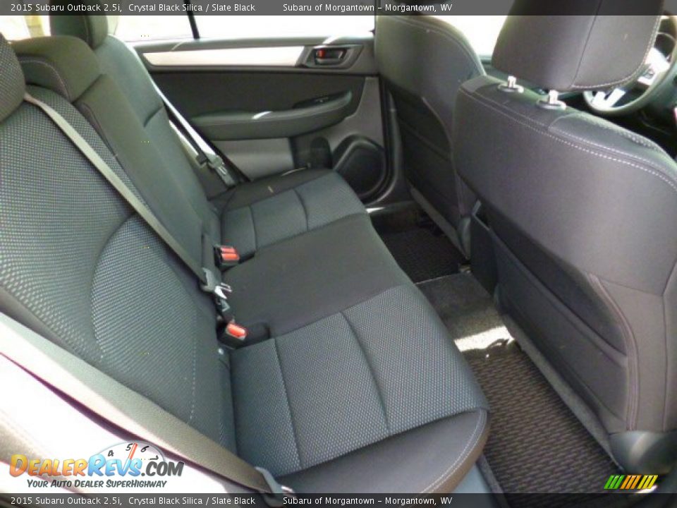 2015 Subaru Outback 2.5i Crystal Black Silica / Slate Black Photo #11