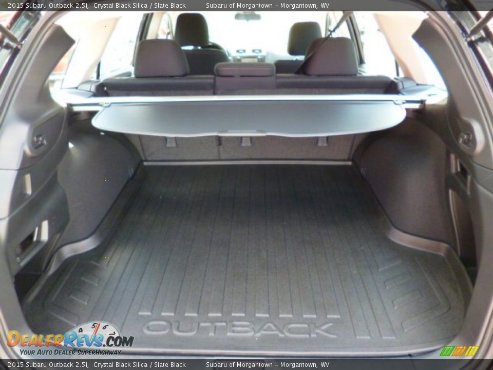 2015 Subaru Outback 2.5i Crystal Black Silica / Slate Black Photo #12