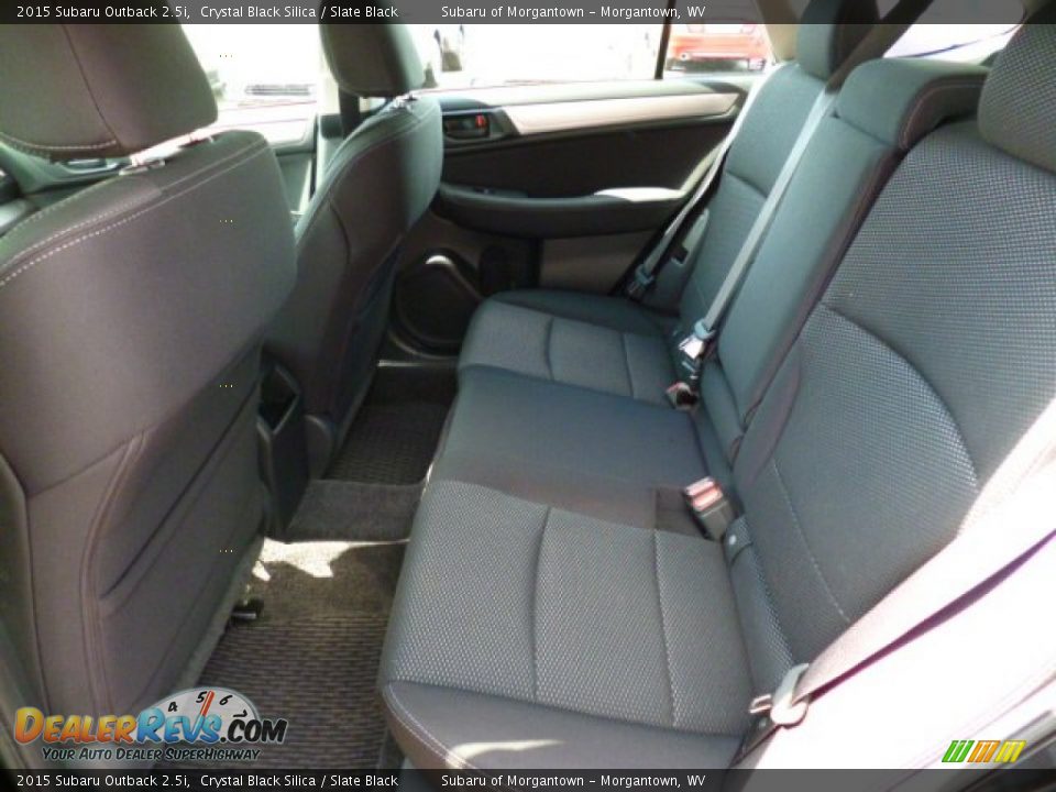 2015 Subaru Outback 2.5i Crystal Black Silica / Slate Black Photo #13