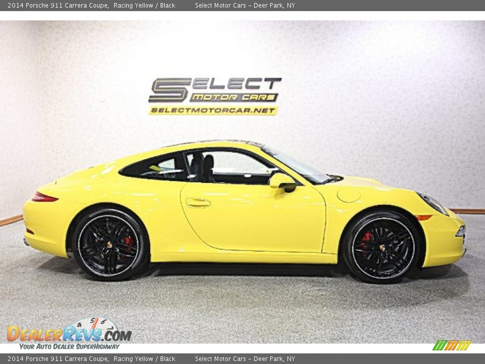 2014 Porsche 911 Carrera Coupe Racing Yellow / Black Photo #4