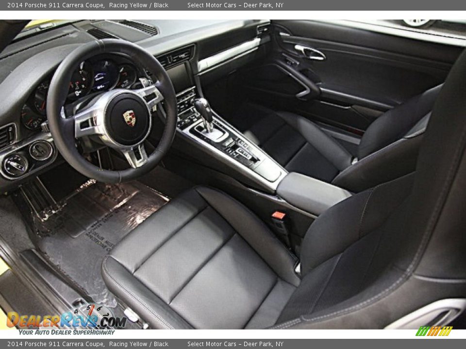 Black Interior - 2014 Porsche 911 Carrera Coupe Photo #9