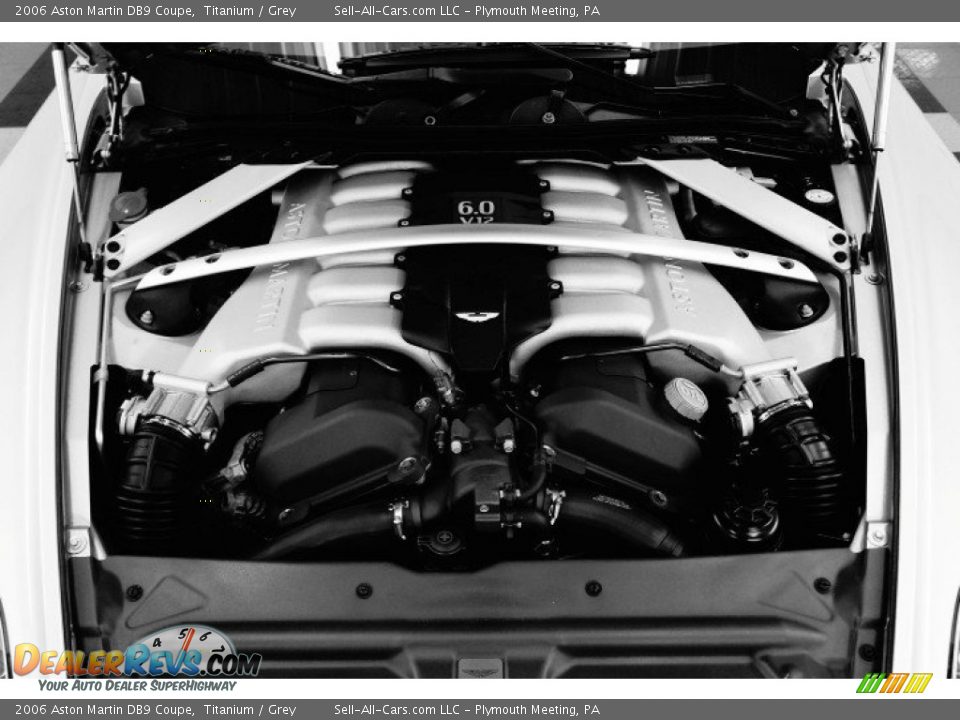 2006 Aston Martin DB9 Coupe 6.0 Liter DOHC 48 Valve V12 Engine Photo #27